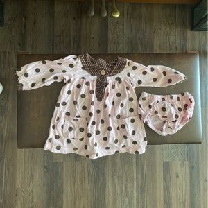 Pocketed Baby Dress + Bloomers